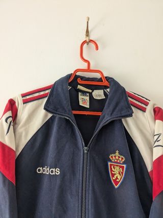 Adidas real Zaragoza vintage chaqueta 