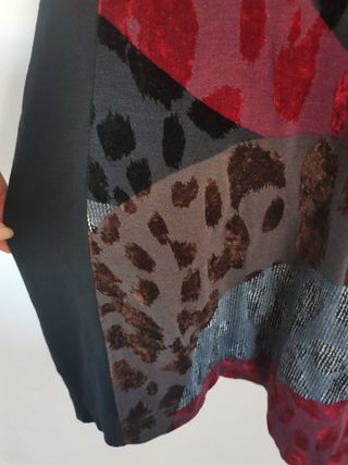 Vestido topos terciopelo T 42, 44