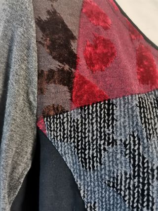 Vestido topos terciopelo T 42, 44