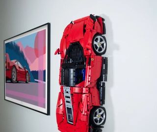 Supporto Muro Wall Mount LEGO Technic Ferrari