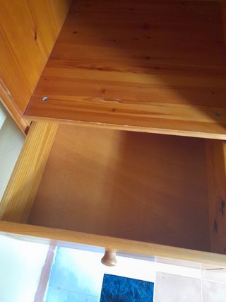 Conjunto mueble madera maciza