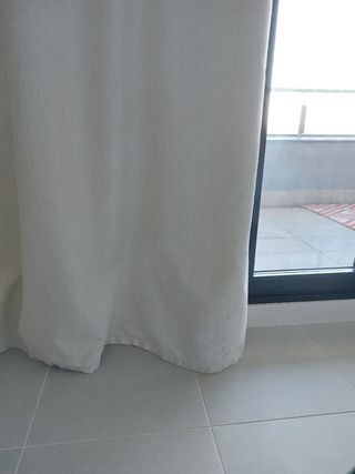 Cortinas beige 245 x 210 cm