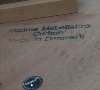 Mesa comedor danesa vintage Niels Otto Moller