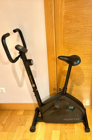 Bicicleta estática Domyos Essential 3, negro