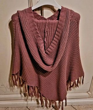 Caldo e comodissimo Poncho vintage 