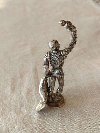 Figura torero en plata