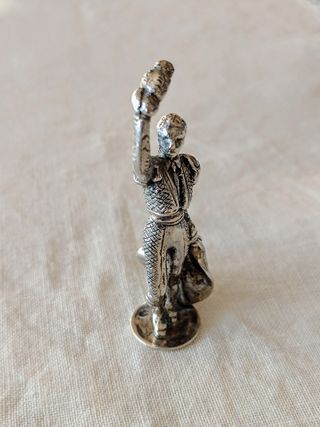 Figura torero en plata