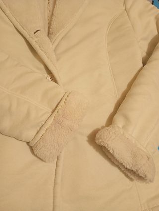 Abrigo/Chaqueta antelina