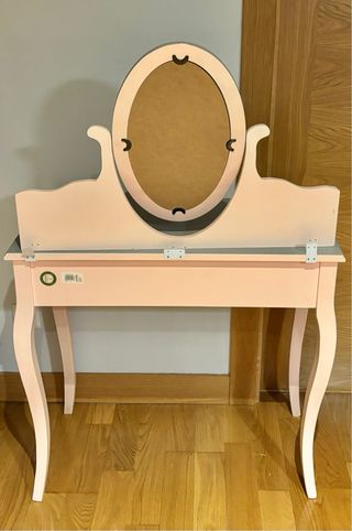 Tocador Maisons Du Monde, rosa y gris