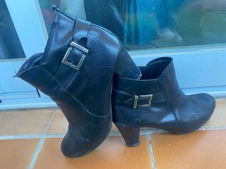 Botas de piel
