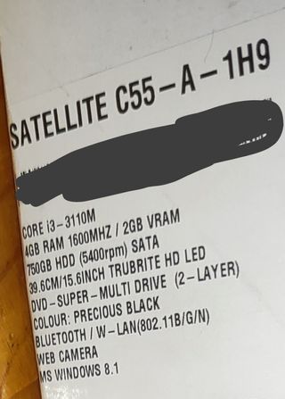Portátil Toshiba C55-A-1H9