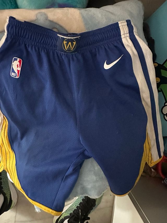 Camiseta y panralon warriors curry niño nike