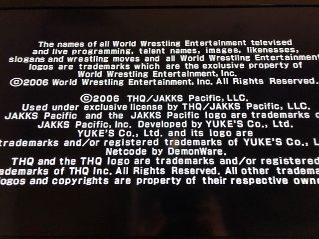 Smack Down vs Raw 2007 PS2