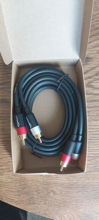 Cables de audio RCA para amplificador