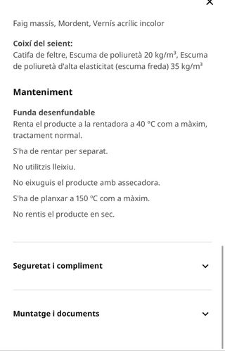 Sofà dos plazas IKEA