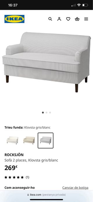 Sofà dos plazas IKEA