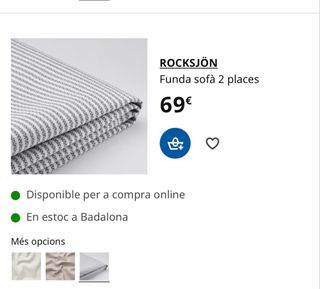 Sofà dos plazas IKEA