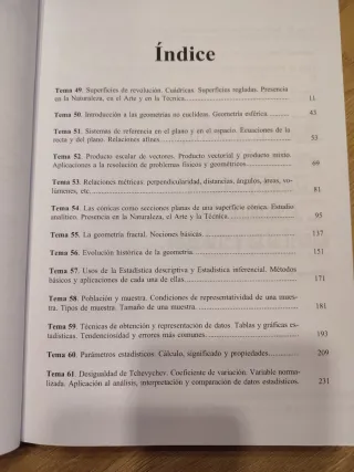 Oposiciones matemáticas profesores secundaria