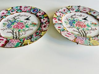 PLATOS DECORATIVOS CHINOS DISEÑO FLORAL