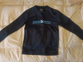 Camiseta niño Manga Larga Azul John SmithPoliester