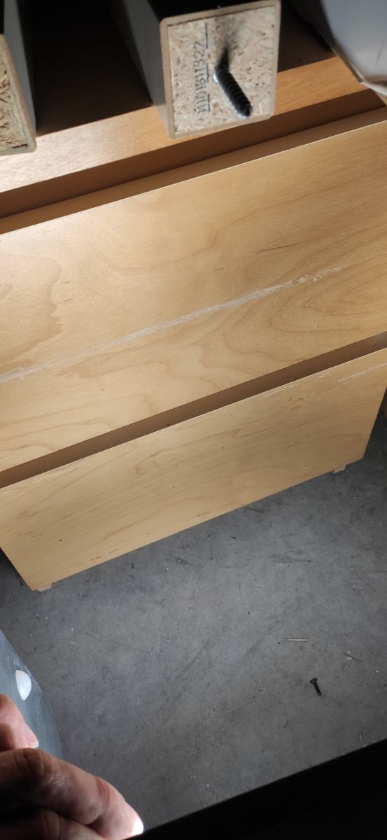 Dos mesillas color roble