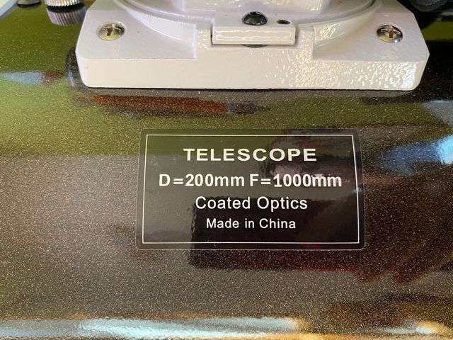 Telescopio newton skywatcher 200/1000 F5