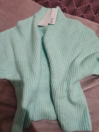 Jersey azul bebe nuevo Bershka con et