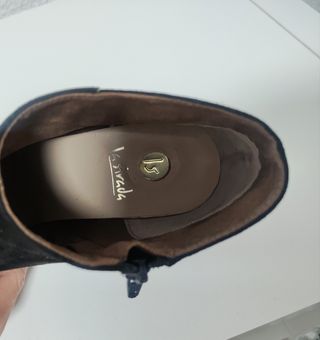 Botines negros de ante t.38