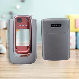 Carcasa original Nokia 6131 roja