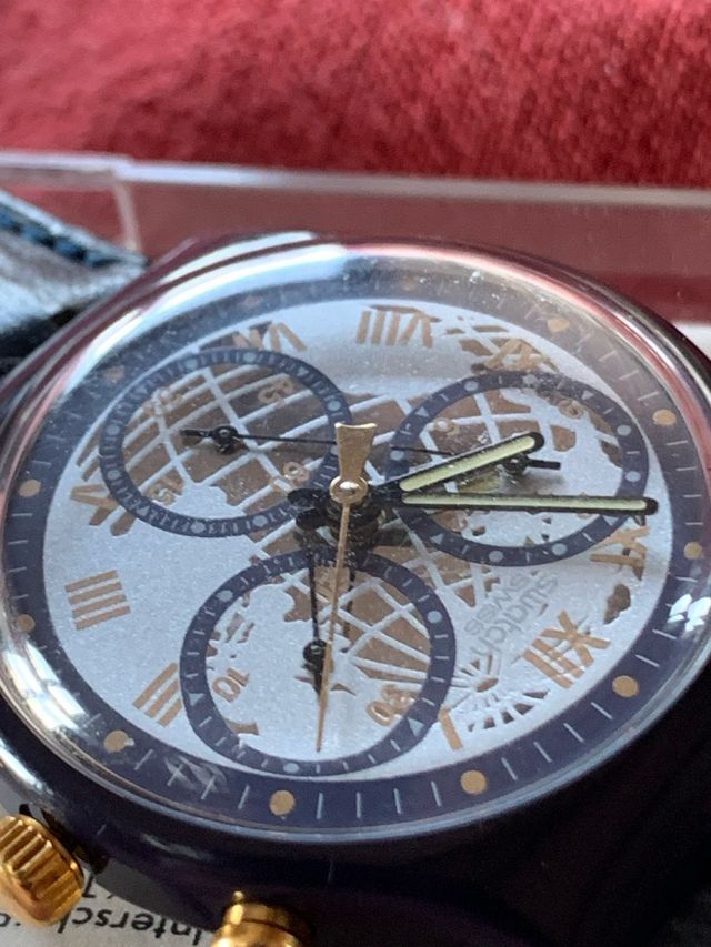 swatch  crono time less nuovo