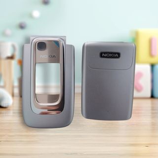 Carcasa original Nokia 6131 dorada