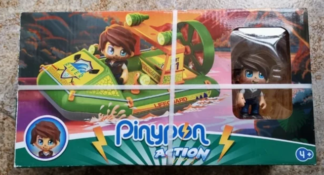 SIGILLATO. Pinypon Action, barca di salvataggio