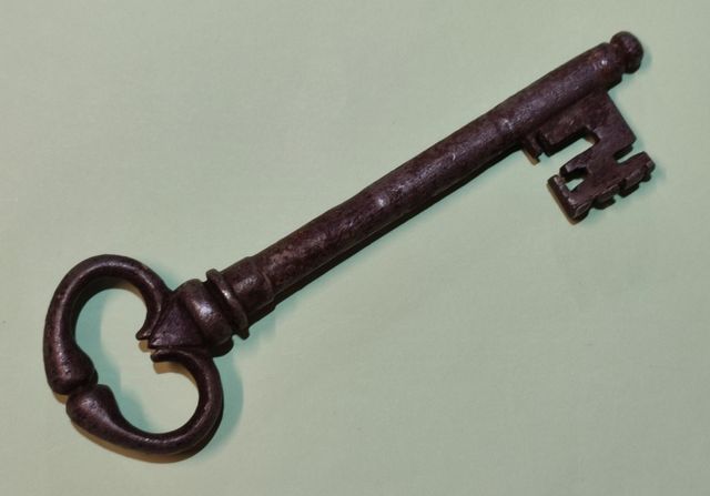Chiave ferro forgiato XVIII Sec.