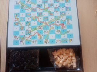 Juego de mesa 5 en 1. Ajedrez...