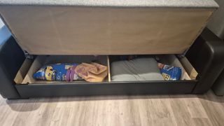 Sofá cama con arcon