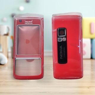 Carcasa original Nokia 6288 roja