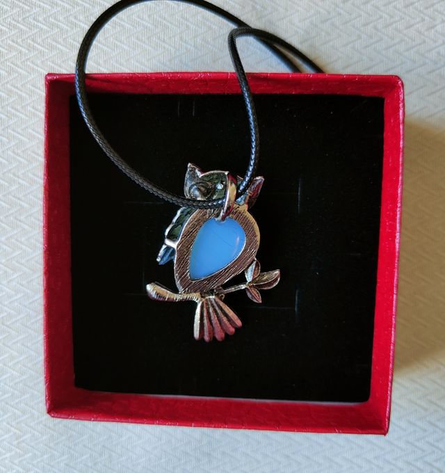 Ciondoli in metallo " Gufetto "