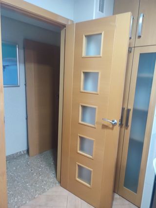 Puertas de cocina de madera de haya