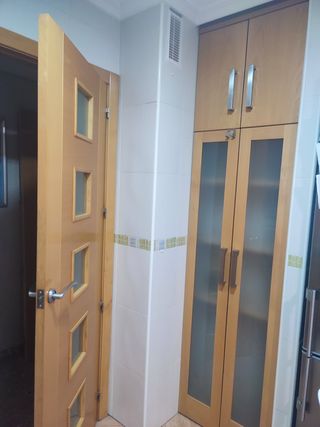 Puertas de cocina de madera de haya