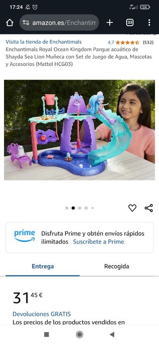 Tobogán Enchantimals