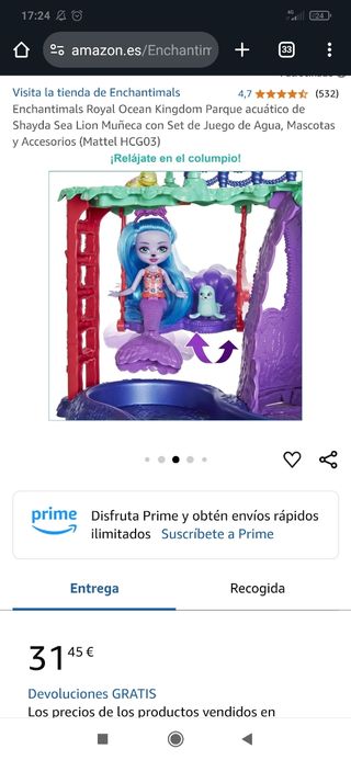 Tobogán Enchantimals