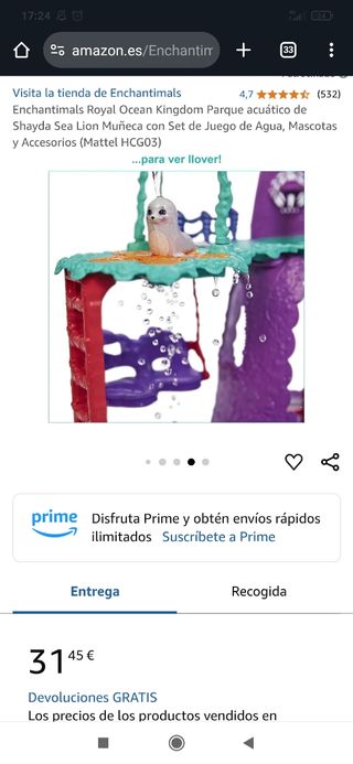 Tobogán Enchantimals