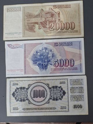Banconote ex Yugoslavia