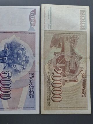 Banconote ex Yugoslavia