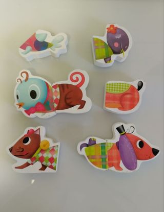 Animales magnéticos madera Eureka Kids