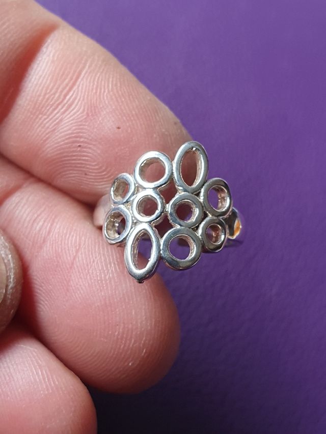 Anillo de plata ajustable 