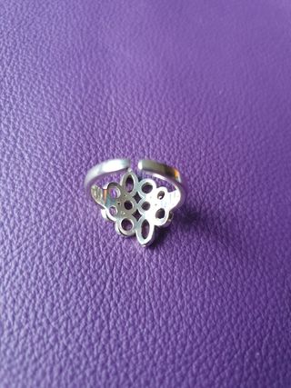 Anillo de plata ajustable 