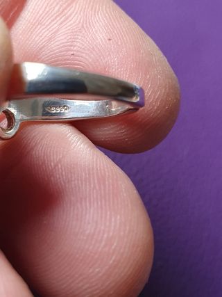 Anillo de plata ajustable 
