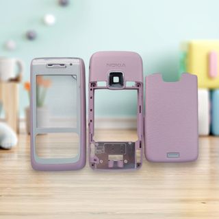 Carcasa original Nokia E65 rosa completa