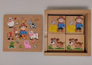 Juego de memoria - memory de madera Lidl